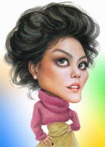 漫画女明星图片大全图片,漫画女明星风采大盘点